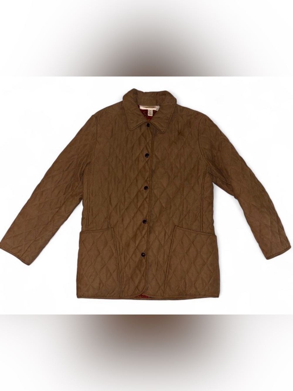 Talbots Quilted Brown Puffer Jacket